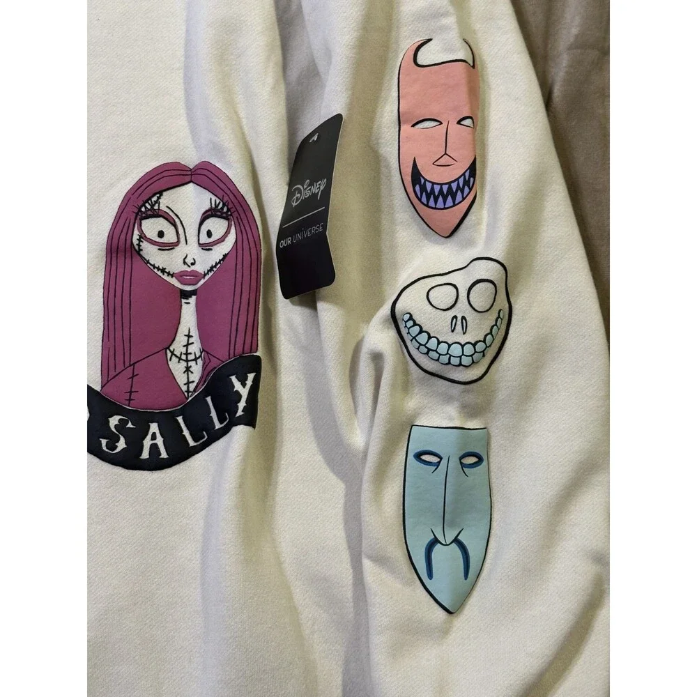 OUR UNIVERSE Nightmare Before Christmas Crewneck ICONS 2X Sweatshirt NWT - Picture 3 of 10